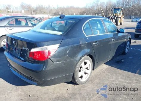 2006 BMW 525I из США, поврежденный, VIN WBANE53586CK87152